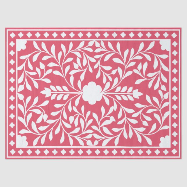Raspberry Traditional Bone Inlay Decoupage Paper Seidenpapier (Vorderseite)