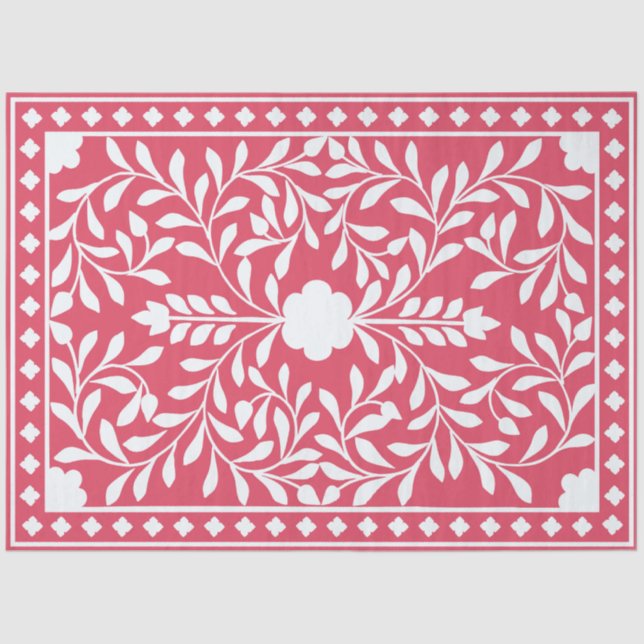 Raspberry Traditional Bone Inlay Decoupage Paper Seidenpapier (Vorderseite)