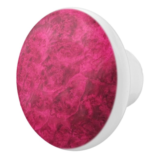 Raspberry Velvet Keramik Pull Keramikknauf (Rechts)