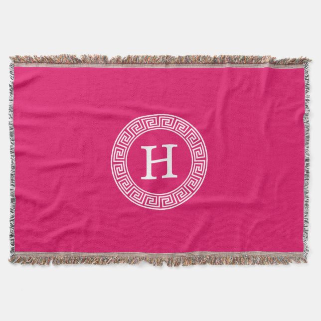 Raspberry Welch erste Monogramm für den griechisch Decke (Vorderseite)