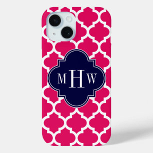 Raspberry Welch marokkanischer Navy 3 erstes Monog Case-Mate iPhone Hülle
