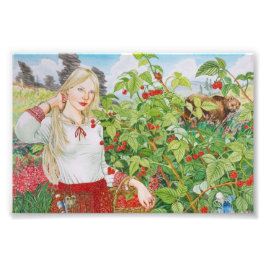 Raspberry Woman Foto Erweiterung