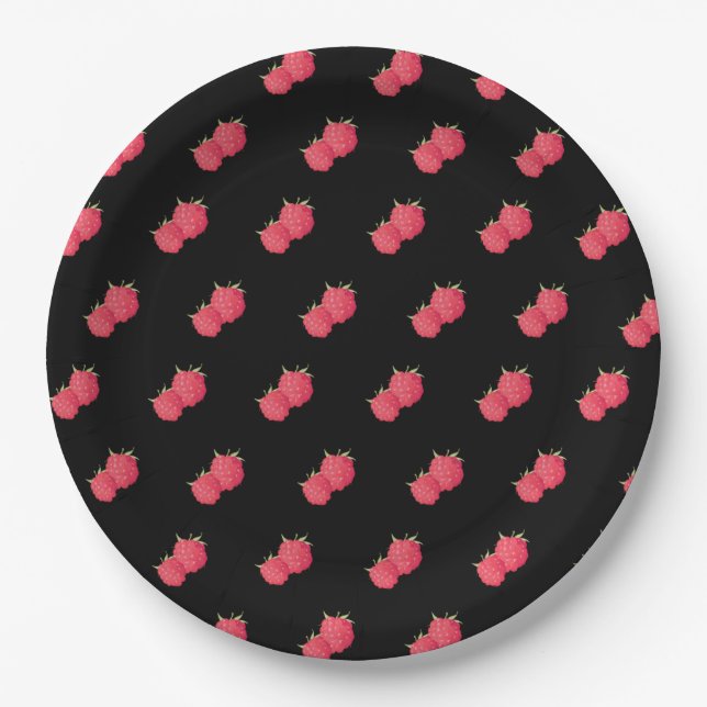 Raspberrys Pappteller (Vorderseite)