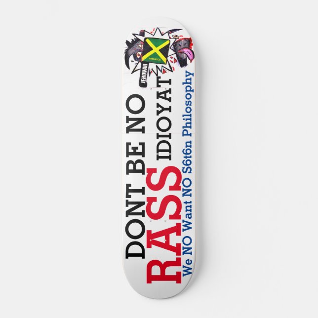 RASS IDIOT/KILLGOAT Skateboard (Vorderseite)