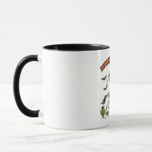 Rasselnde Knochen Rodeo Cowboy Skelett Halloween-G Tasse