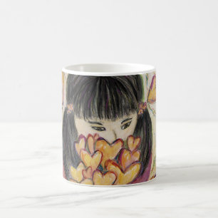 Rassembler des coeurs d'amour des Mugs de café d'a
