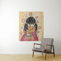 Rassembler les coeurs d'amour Art Tapisserie Mur p