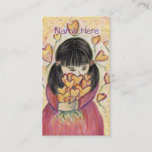 Rassembler les coeurs d'amour Carte de visite d'ar