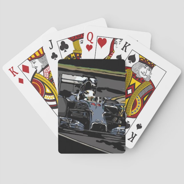 RASSENAUTO - GEBOREN ZU RATEN SPIELKARTEN (Rückseite)