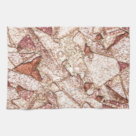 Rassiger Stein in cremig hellbraun Geschirrtuch