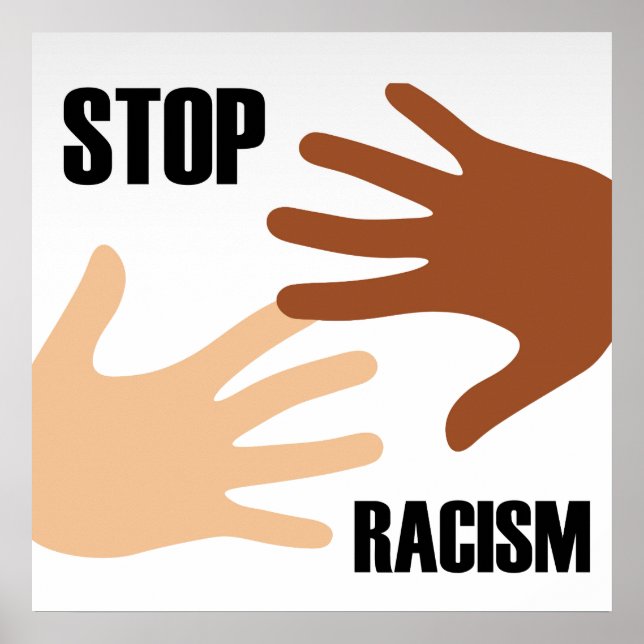 Rassismus beenden poster (Vorne)
