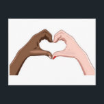 Rassismus beenden postkarte<br><div class="desc">Rassismus beenden</div>