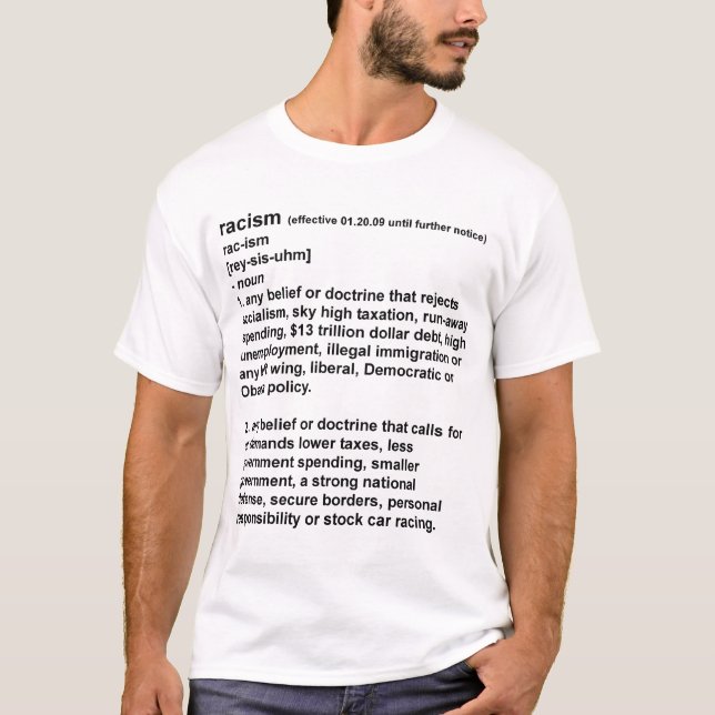 Rassismus - die neue Definition T-Shirt (Vorderseite)