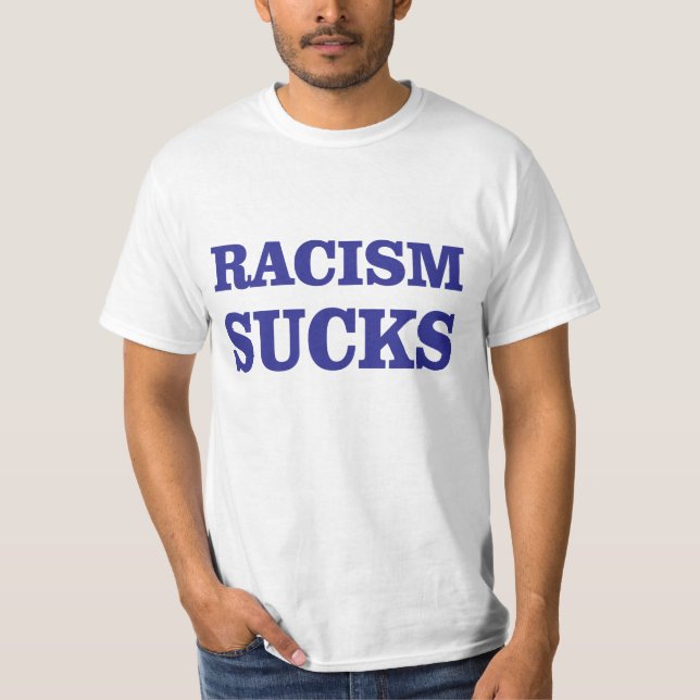 Rassismus ist zum Kotzen! T-Shirt (Vorderseite)