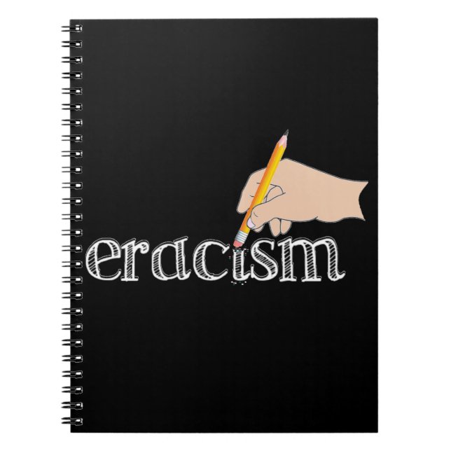 Rassismus-Notebook Notizblock (Vorderseite)