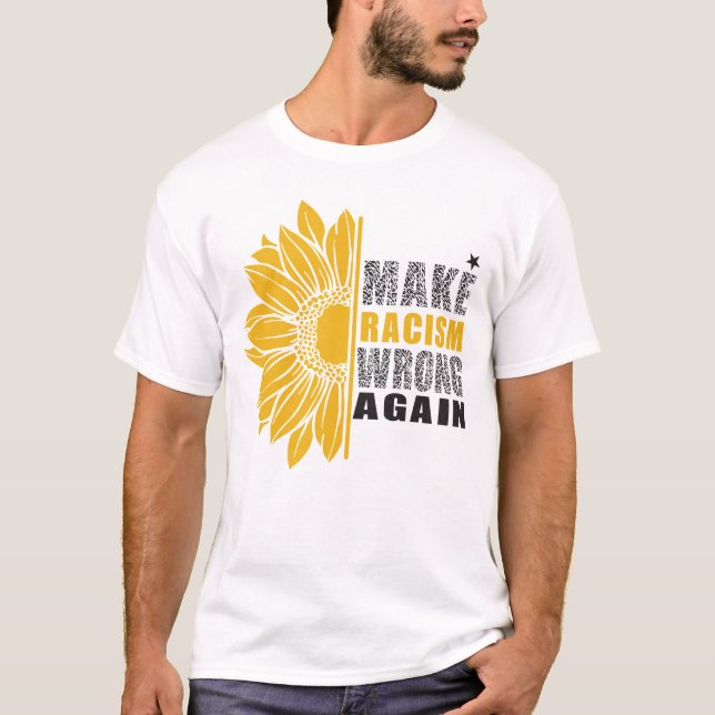 Rassismus Schwarz Leben Materie BLM Afroamerikaner T-Shirt (Vorderseite)