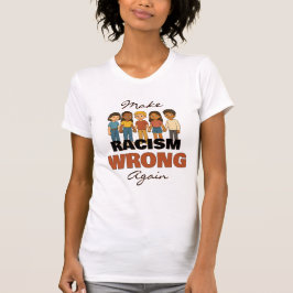 Rassismus wieder zum T - Shirt bringen - Anpassbar