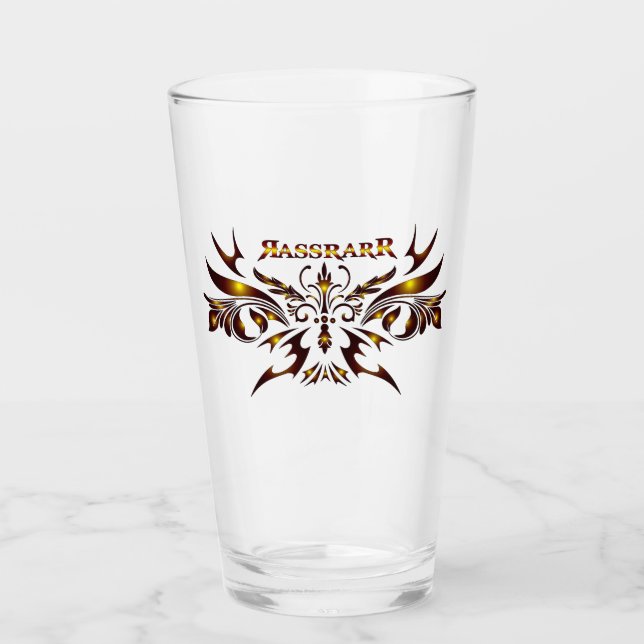 Rassrarr Trinkgeschirr Glas (Vorderseite)