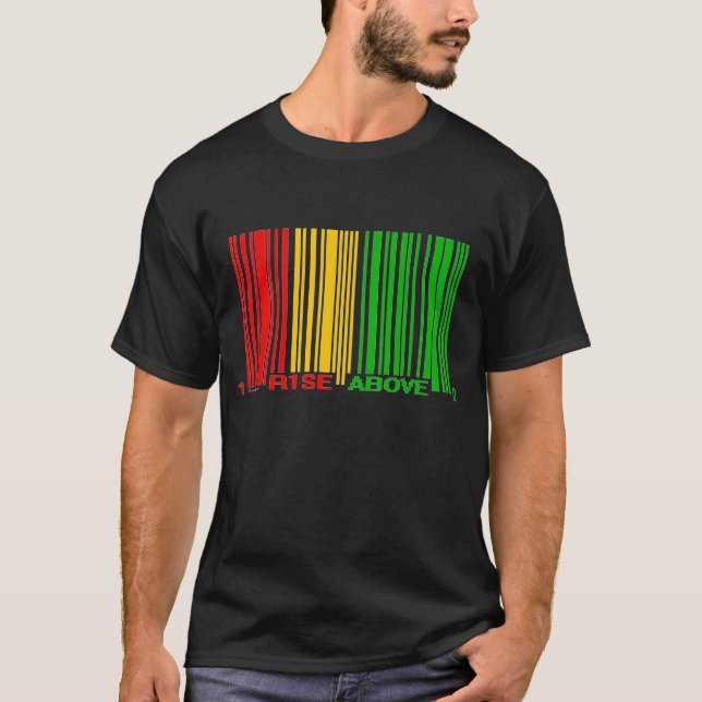 Rasta Aufstieg über Barcode! T-Shirt (Vorderseite)