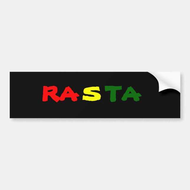RASTA AUTOAUFKLEBER (Vorne)