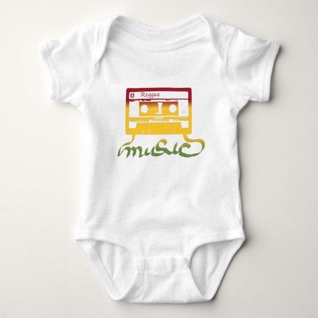 rasta Band-Reggae Baby Strampler (Vorderseite)