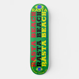 RASTA BEACH JMT BRAZIL 8 1/4" Skateboardstock Deck Skateboard