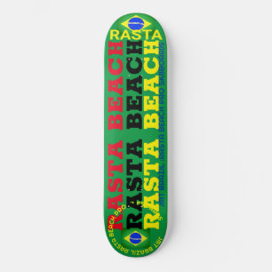 RASTA BEACH JMT BRAZIL 8 1/4" Skateboardstock Deck Skateboard