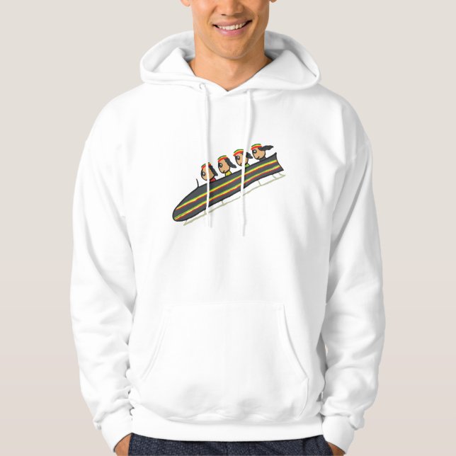 Rasta Bobsleigh Team Hoodie (Vorderseite)