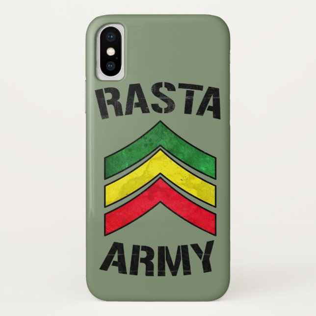 Rasta Case-Mate iPhone Hülle (Rückseite)