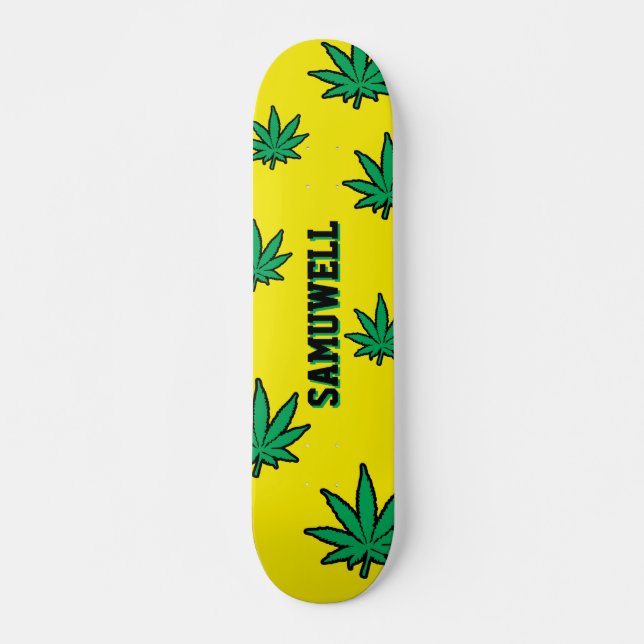 Rasta Design Skateboard (Devant)