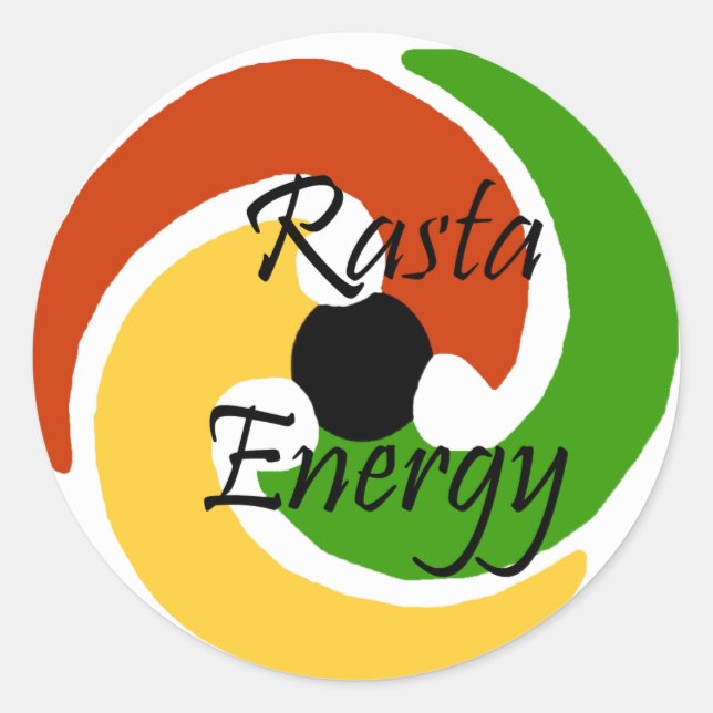 Rasta Energy Aufkleber (Vorderseite)
