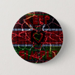 Rasta-Farben Button