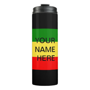 RASTA-FARBEN - Persönliche Gestaltung Thermosbecher