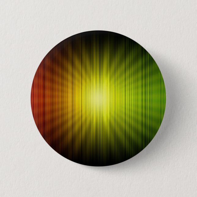 Rasta Farben Rotes Gold und Grün Button (Vorderseite)
