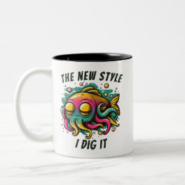Rasta Fisch "New stile I dig it" Tasse