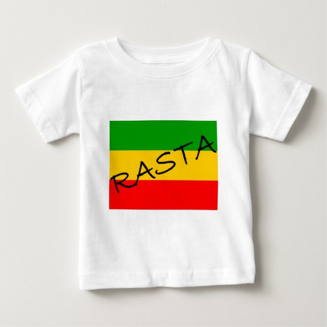 Rasta Flagge Baby T-shirt (Vorderseite)