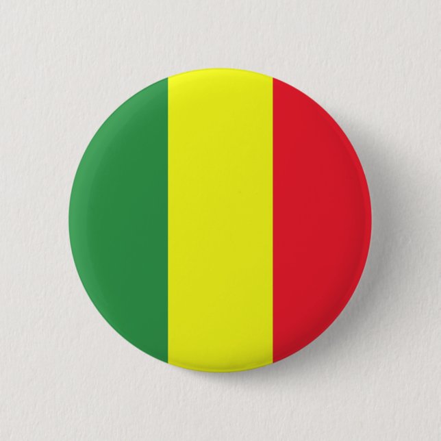 Rasta Flagge Button (Vorderseite)