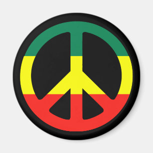 RASTA-Friedenszeichen Magnet