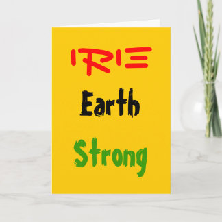Rasta Geburtstagskarten Karte