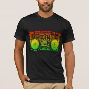 Rasta-Ghetto-Blaster T-Shirt