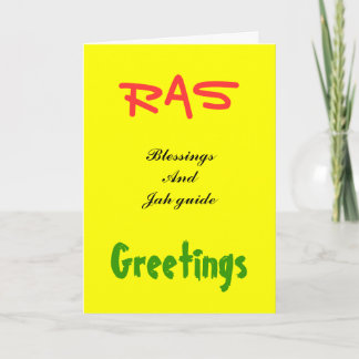 Rasta Grußkarten Karte