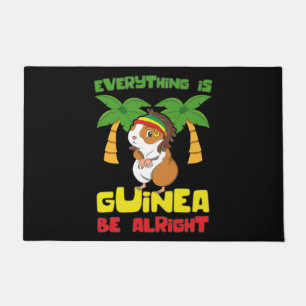 Rasta Guinea Pig Fußmatte
