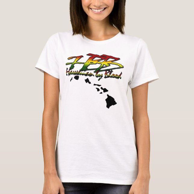 Rasta Hawaiianer durch Blut T-Shirt (Vorderseite)