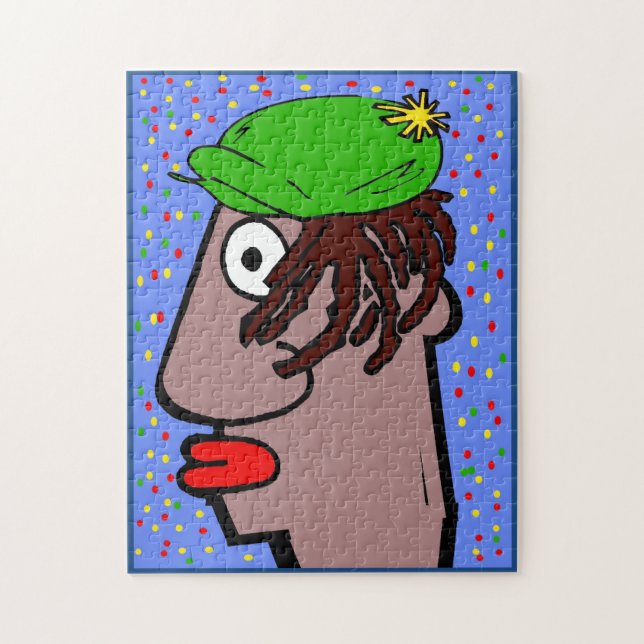 Rasta Head Art Deco (Vertikal)