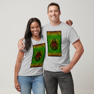 Rasta Heiliges Herz von Jesus T (raglan) T-Shirt