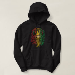 Rasta King of Zion Basic Hoood Sweatshirt