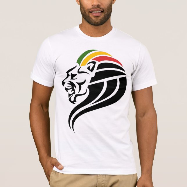 Rasta Lion de Juda T-Shirt (Devant)