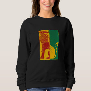 Rasta Lion Jamaican Colors Rastafari für Reggae Sweatshirt