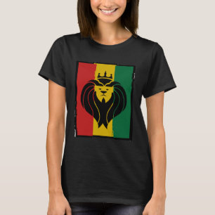 Rasta Lion Judah Jamaica Souvenir Roots Rock Regga T-Shirt