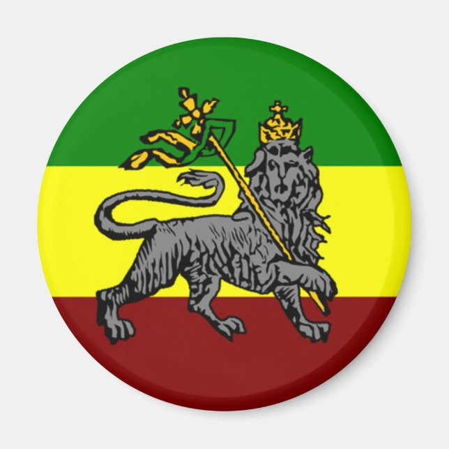 Rasta Lion Magnet (Vorne)